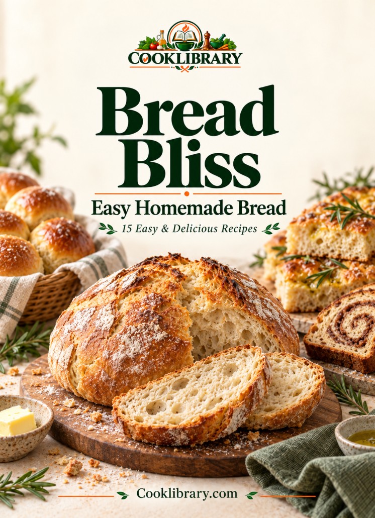 Bread Bliss — Easy Homemade Bread E-book Cover
