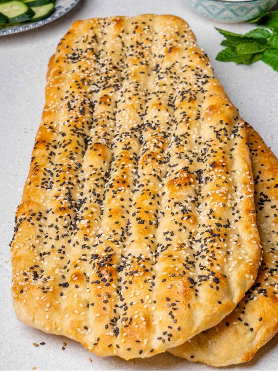 Classic Persian Barbari Bread